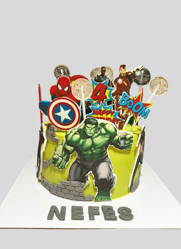 Excellent Avengers Cake