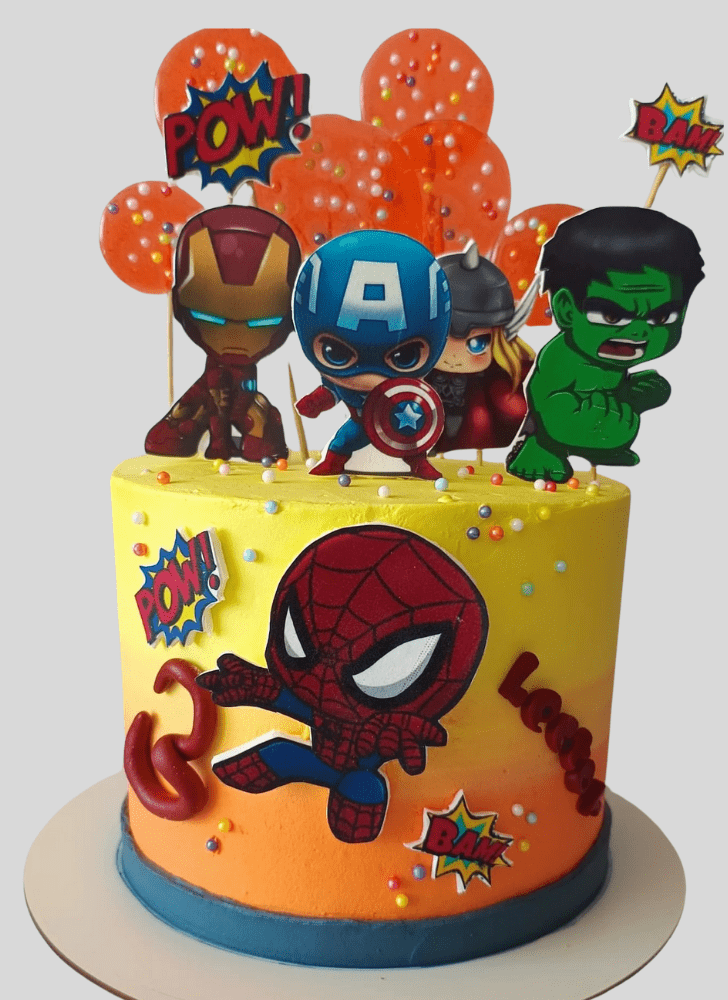 Gorgeous Avengers Cake