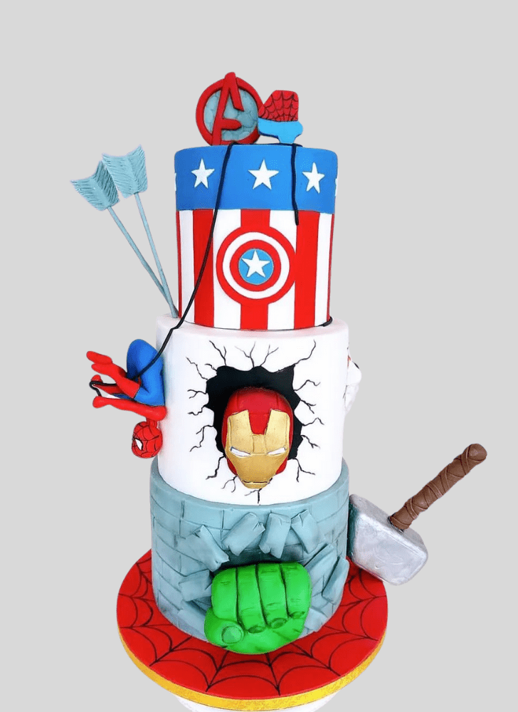 Graceful Avengers Cake