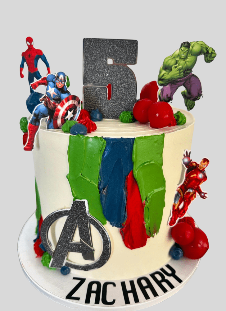 Handsome Avengers Cake