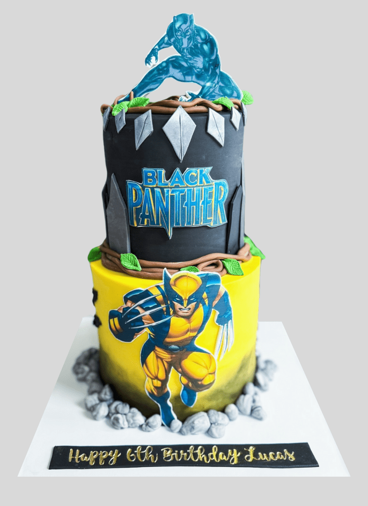 Magnetic Avengers Cake