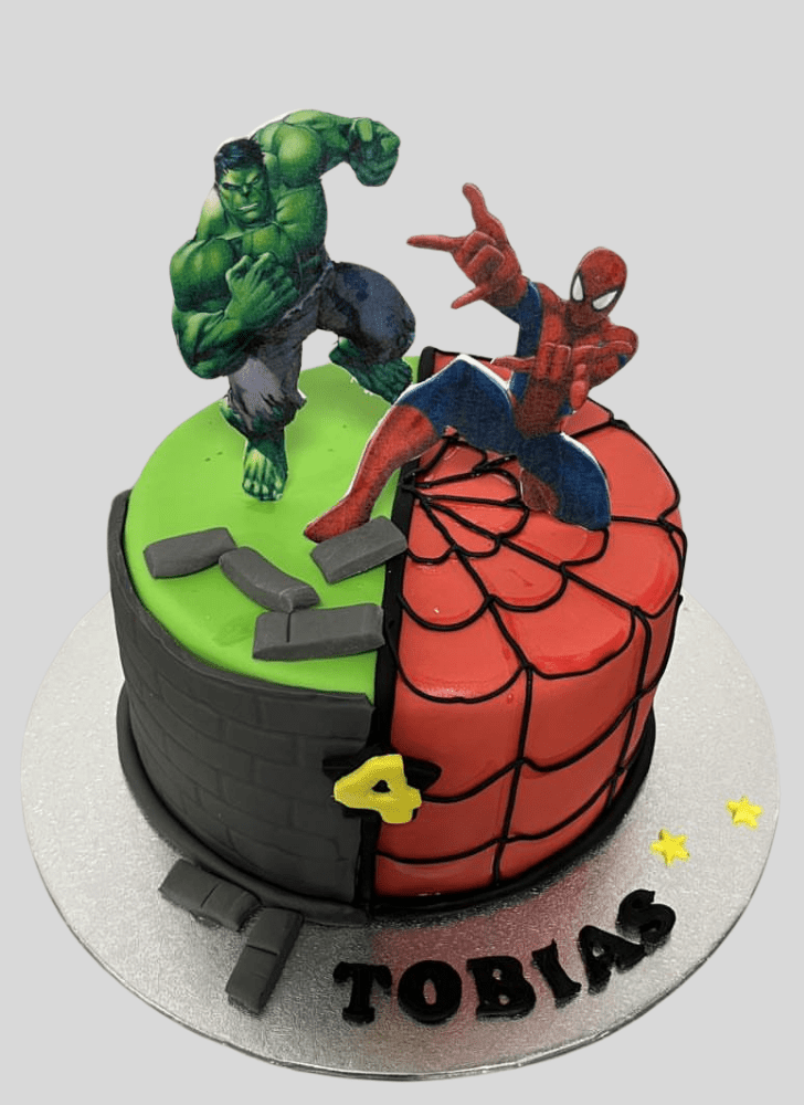 Radiant Avengers Cake