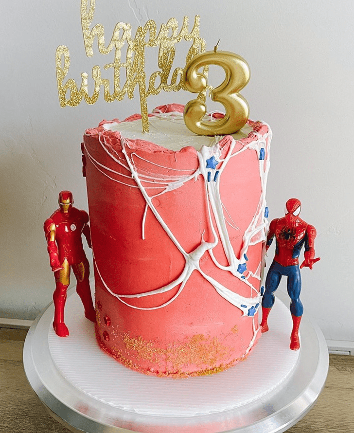 Adorable Avengers Cake