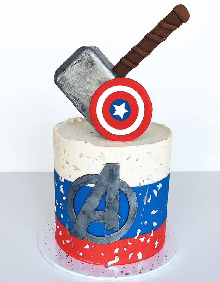 Alluring Avengers Cake