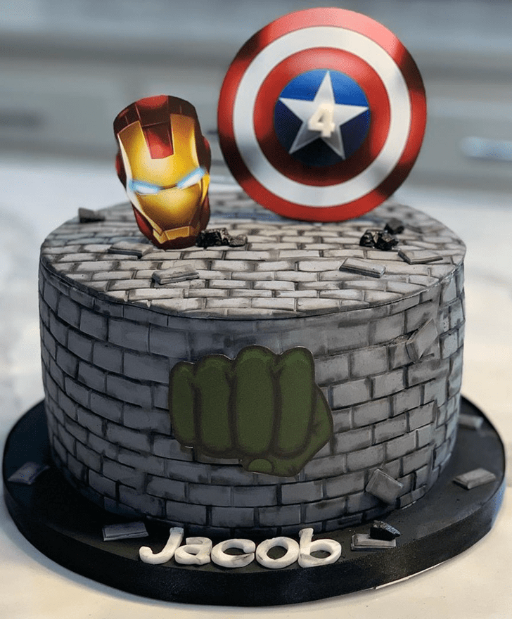 Angelic Avengers Cake