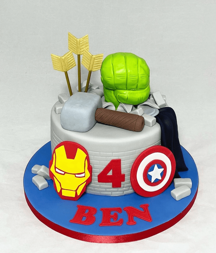 Bewitching Avengers Cake