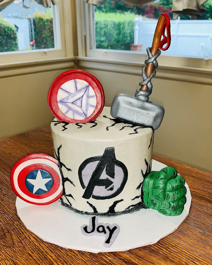 Charming Avengers Cake