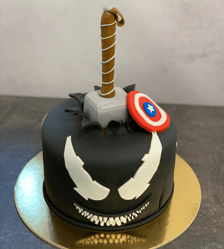 Cute Avengers Cake