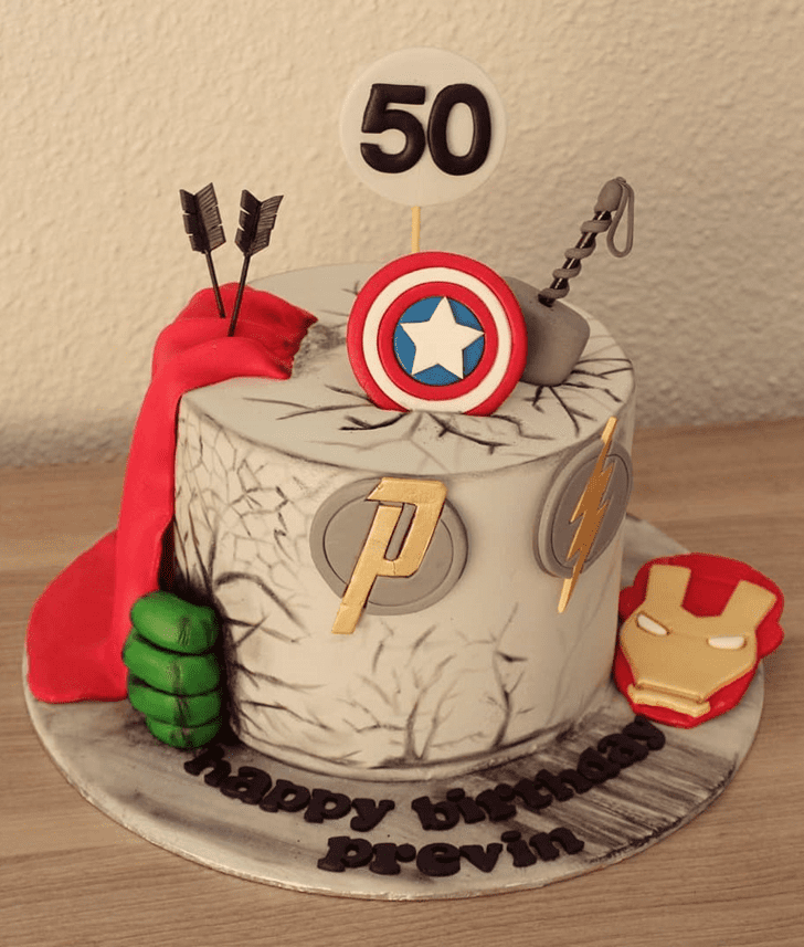 Dazzling Avengers Cake