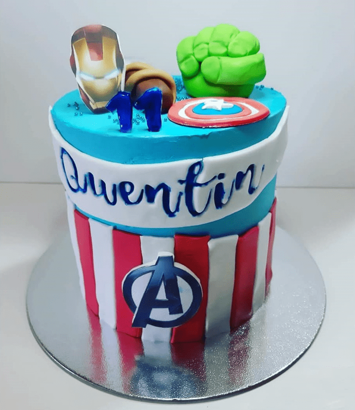 Elegant Avengers Cake