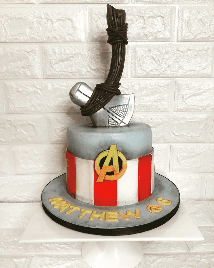 Enticing Avengers Cake