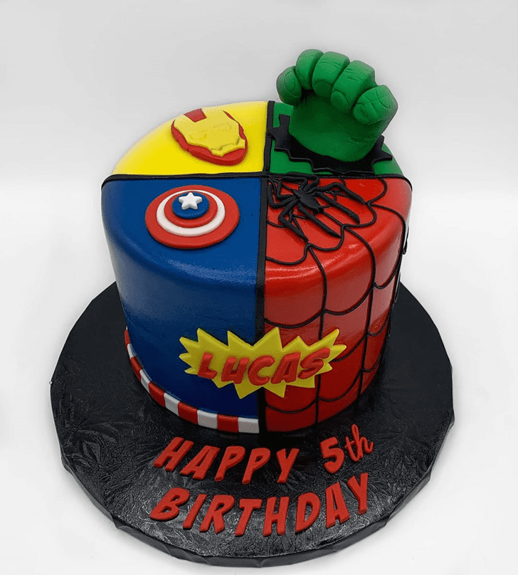 Excellent Avengers Cake
