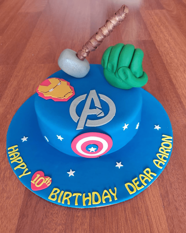 Good Looking Avengers Cake