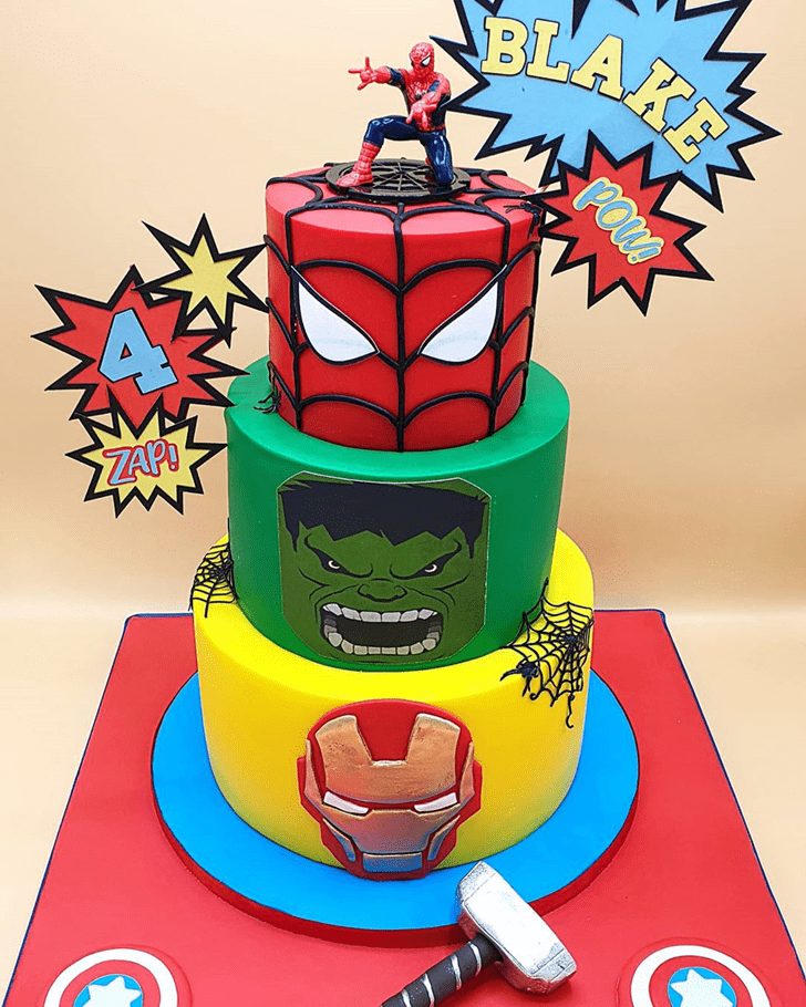 Graceful Avengers Cake