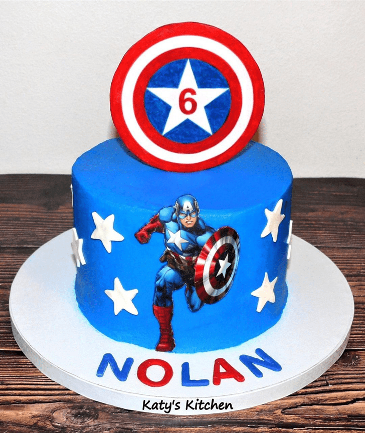 Refined Avengers Cake