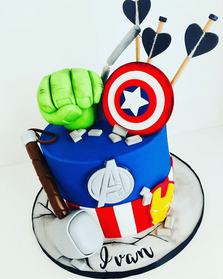 Splendid Avengers Cake