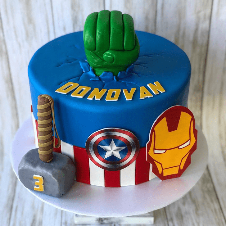 Stunning Avengers Cake