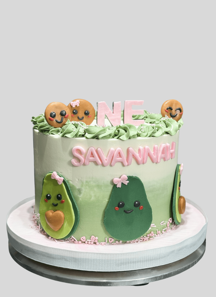 Admirable Avocado Cake Design