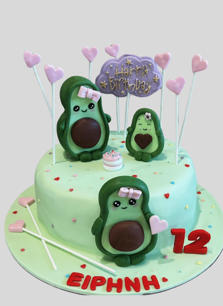 Adorable Avocado Cake