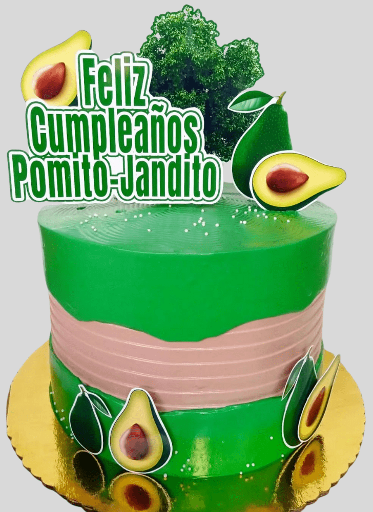 Magnetic Avocado Cake