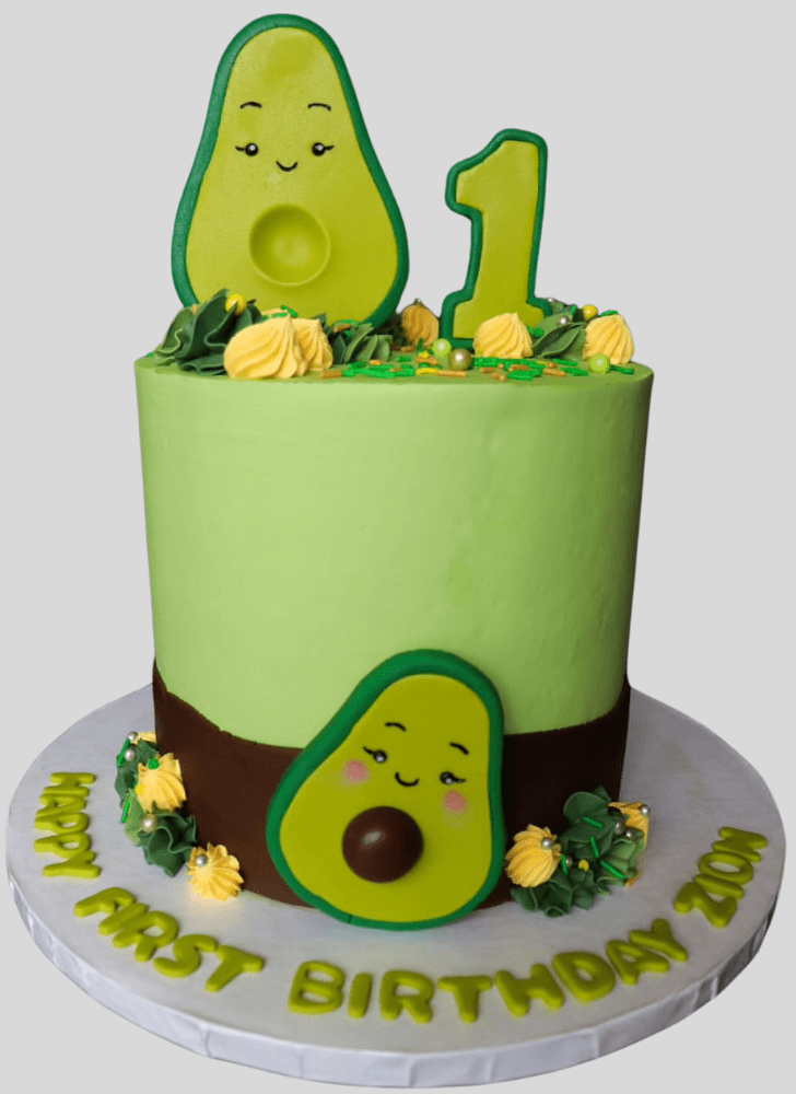 Refined Avocado Cake