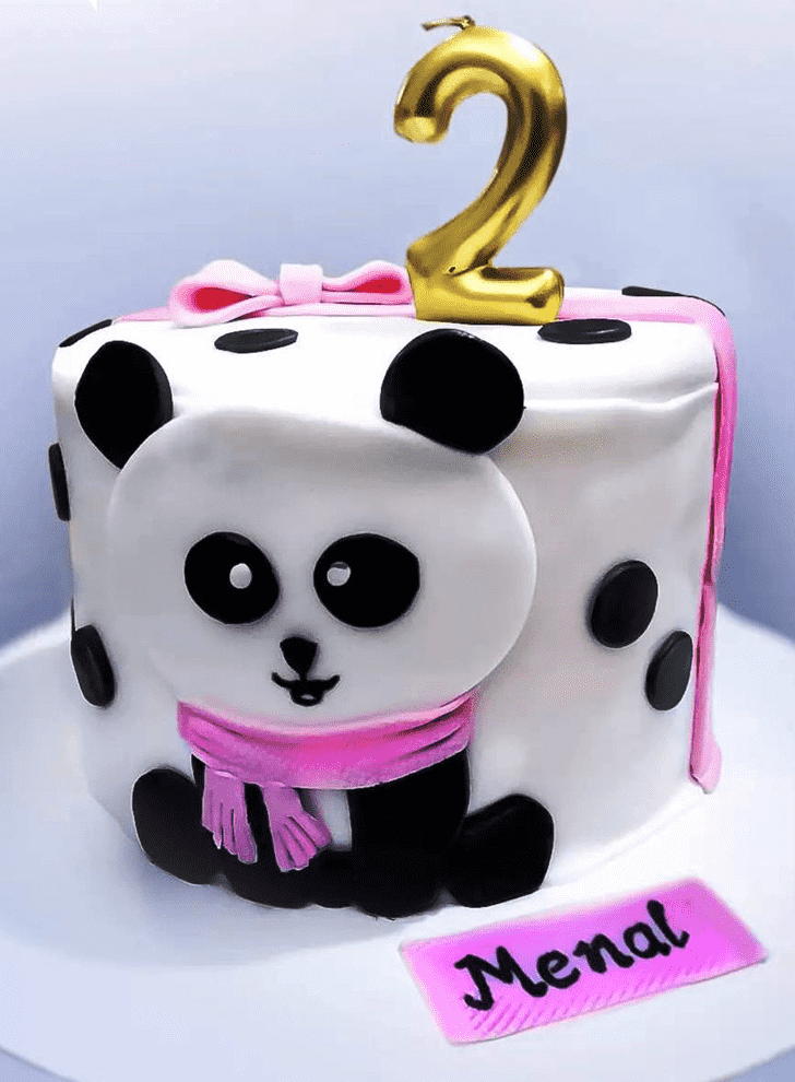 Admirable Baby Panda Cake Design