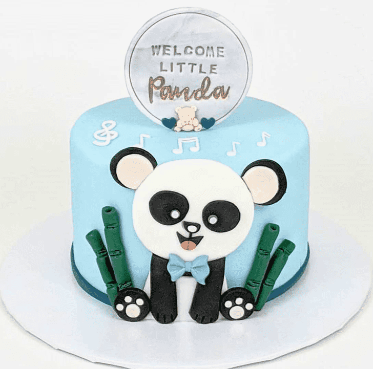 Classy Baby Panda Cake