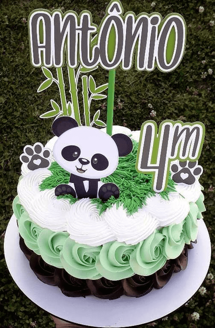 Delicate Baby Panda Cake