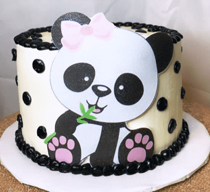 Inviting Baby Panda Cake