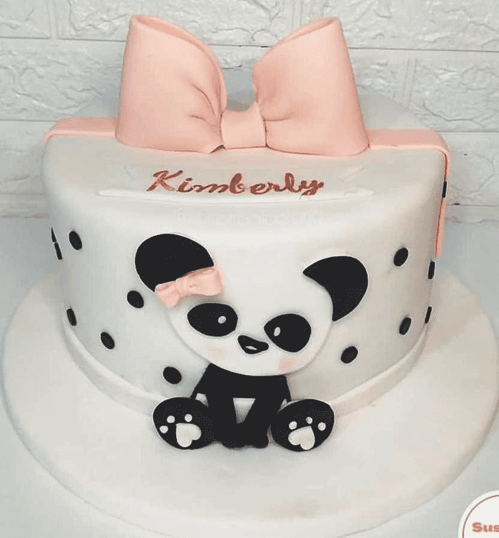 Lovely Baby Panda Cake Design