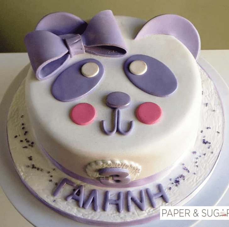 Mesmeric Baby Panda Cake