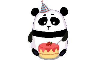 Baby Panda Cake Design