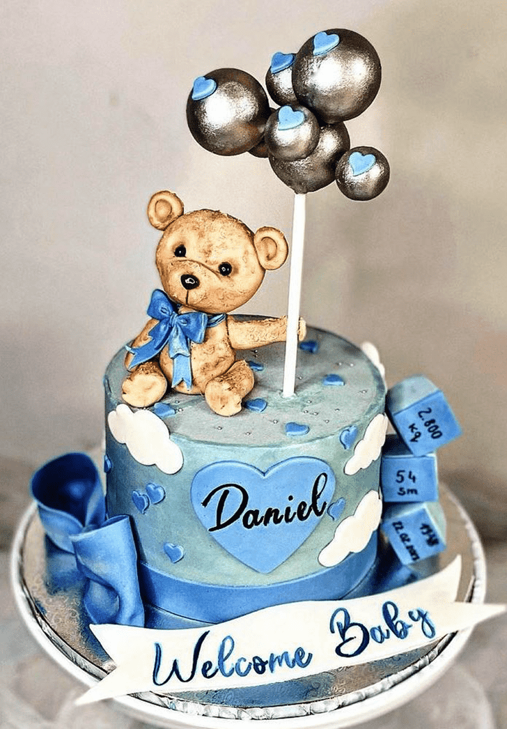 Angelic Baby Shower Cake