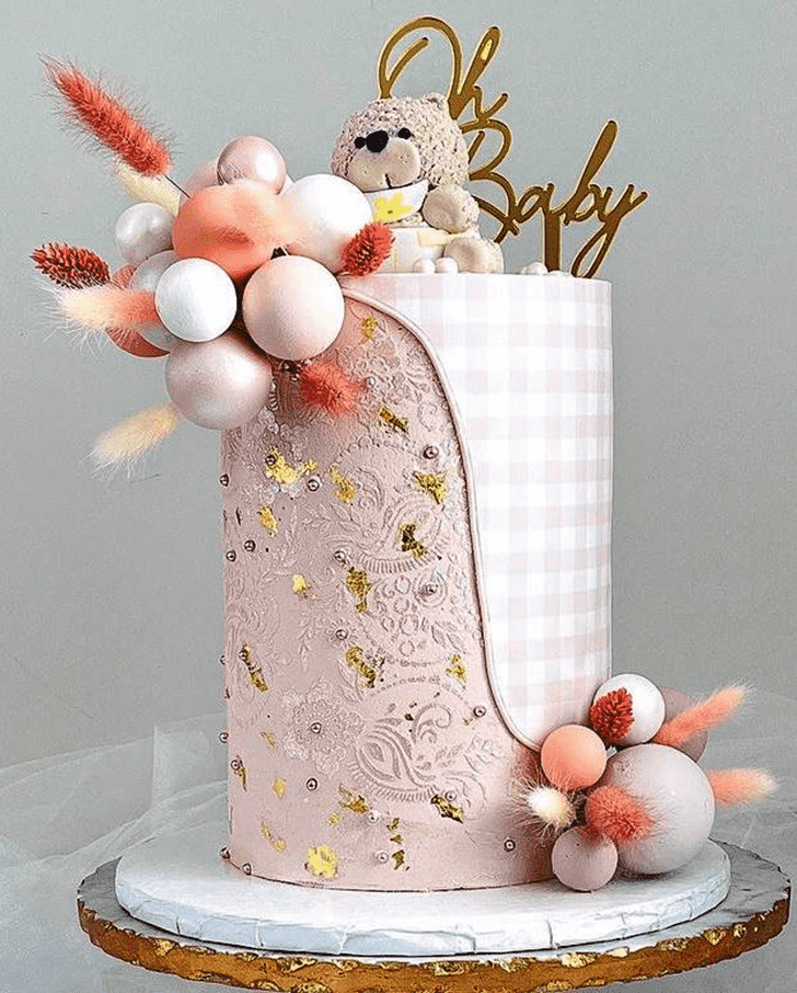 Bewitching Baby Shower Cake