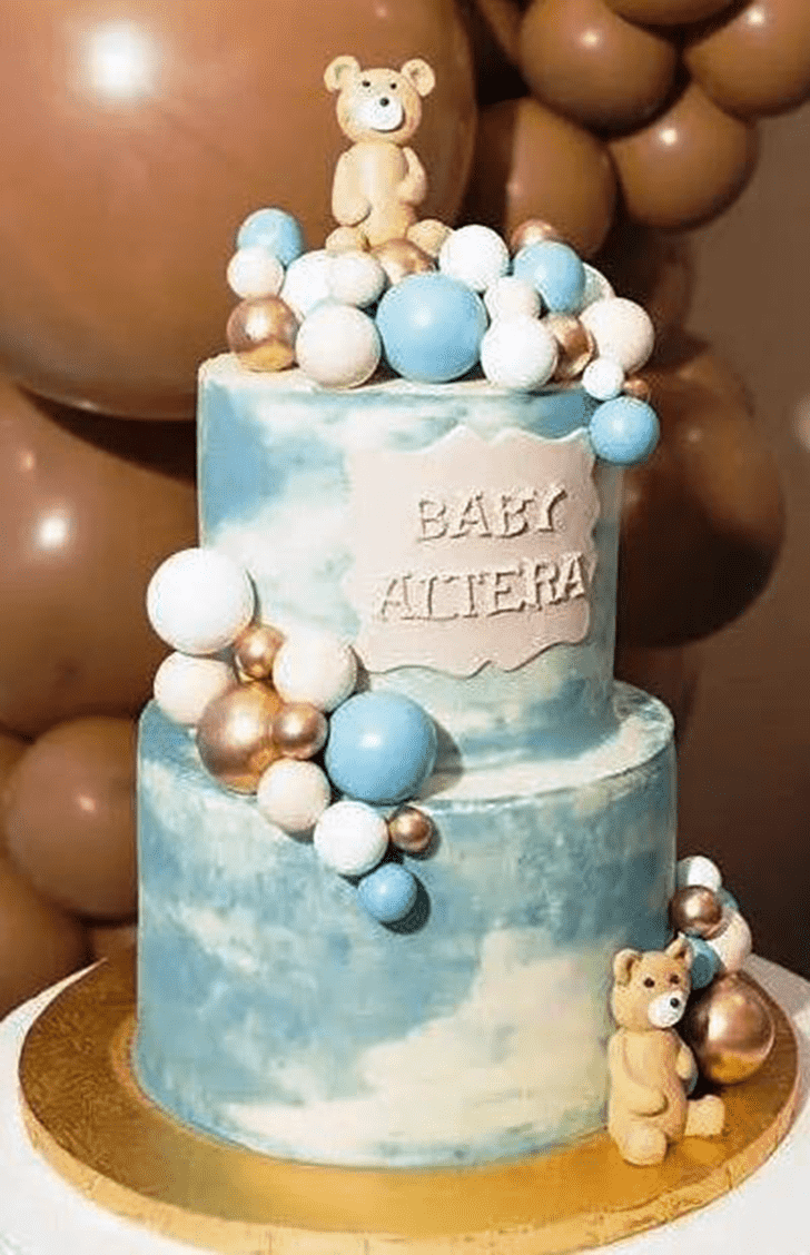 Good Looking Baby Shower Cake