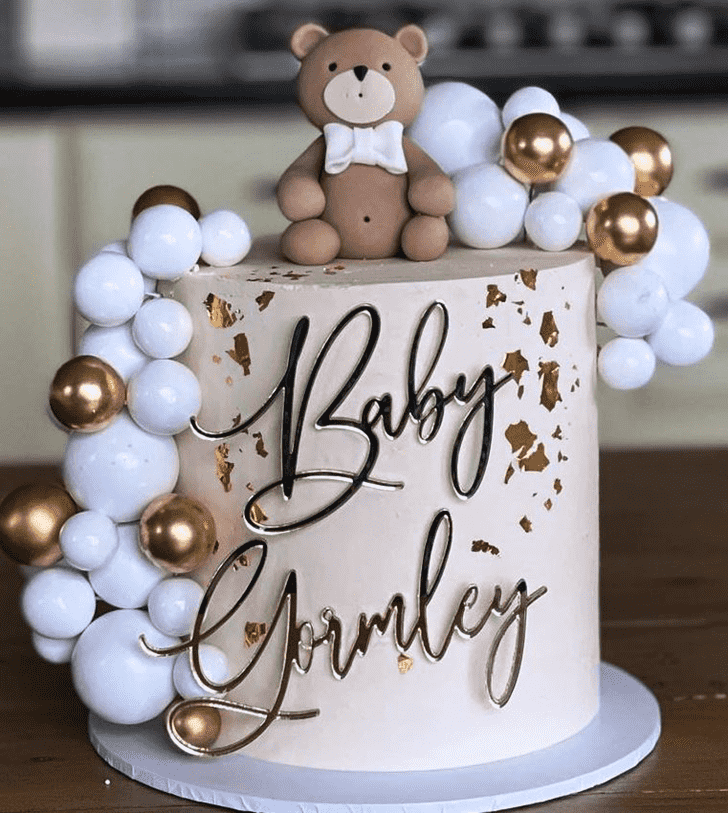 Lovely Baby Shower Cake Design