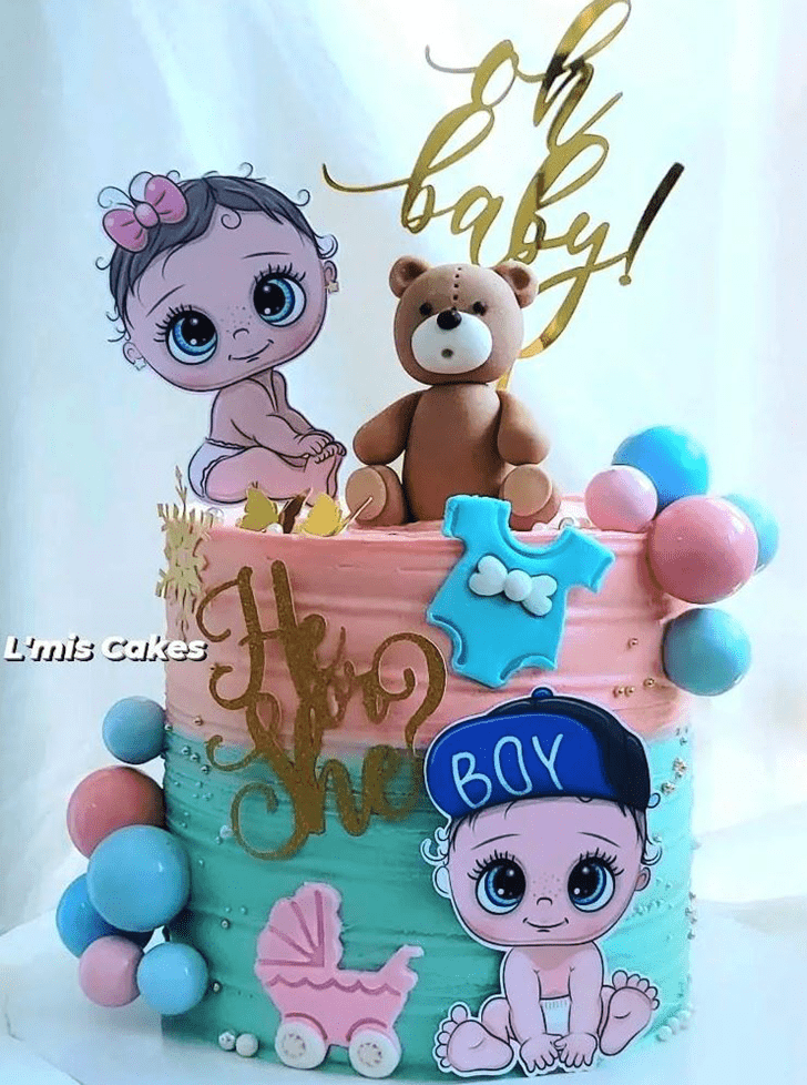 Nice Baby Shower Cake