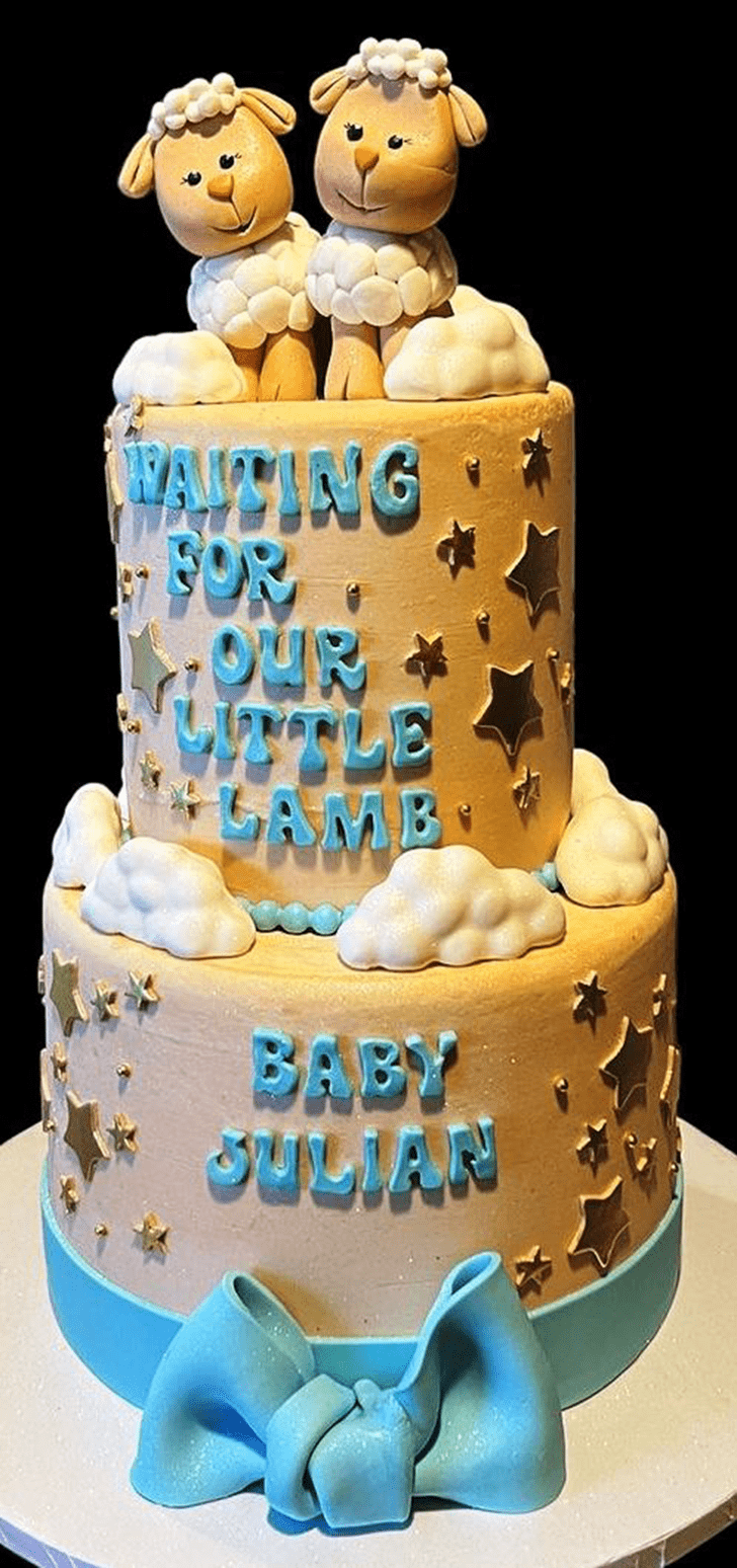 Pleasing Baby Shower Cake