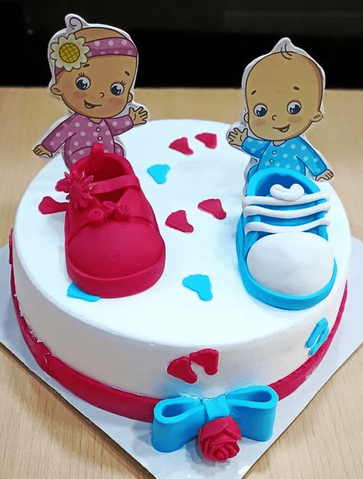 Radiant Baby Shower Cake