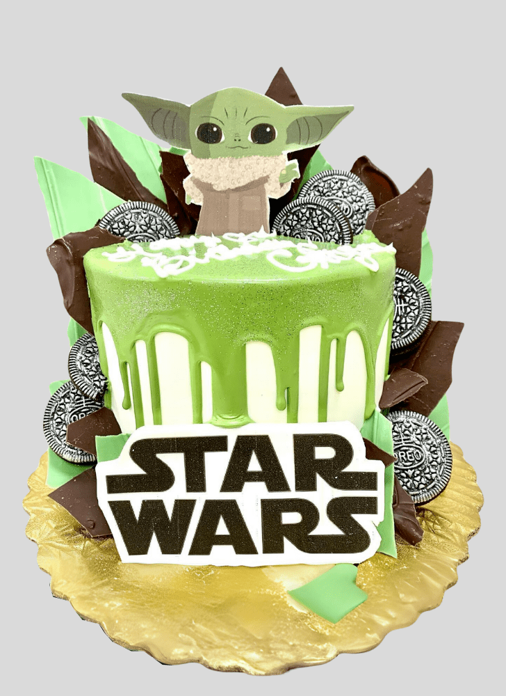 Captivating Baby Yoda Cake