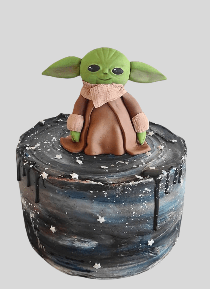 Delightful Baby Yoda Cake