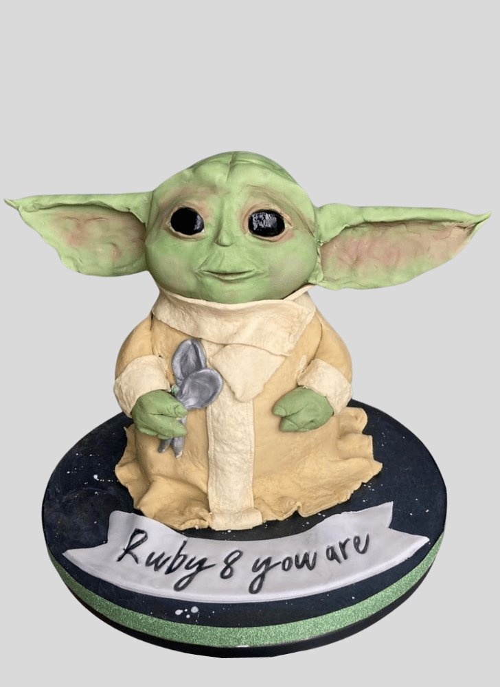 Marvelous Baby Yoda Cake