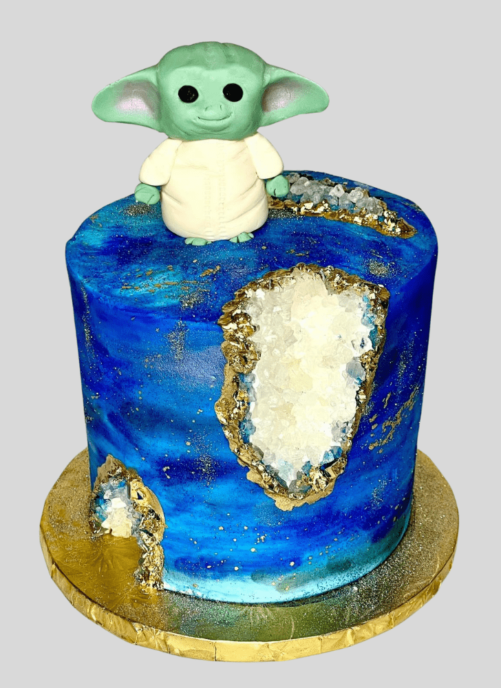 Radiant Baby Yoda Cake