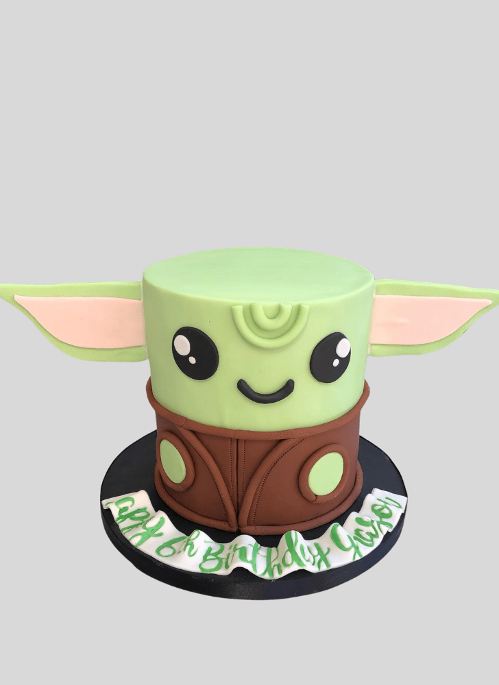 Ravishing Baby Yoda Cake