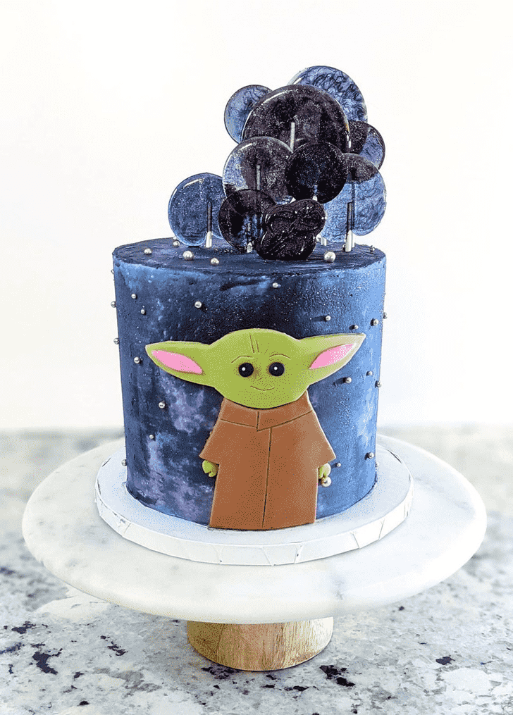 Charming Baby Yoda Cake