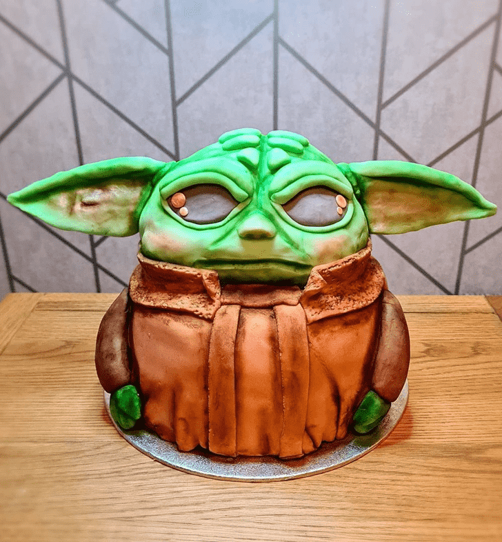 Marvelous Baby Yoda Cake