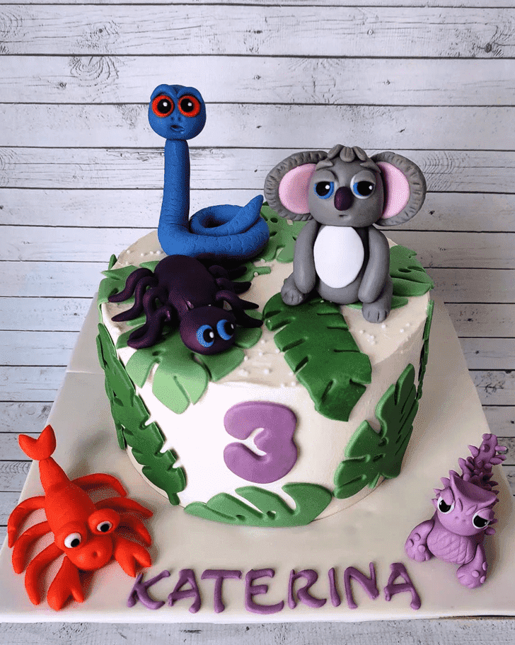 Cute Back to the Outback Cake