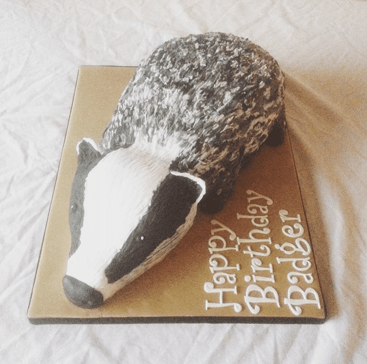 Enthralling Badger Cake