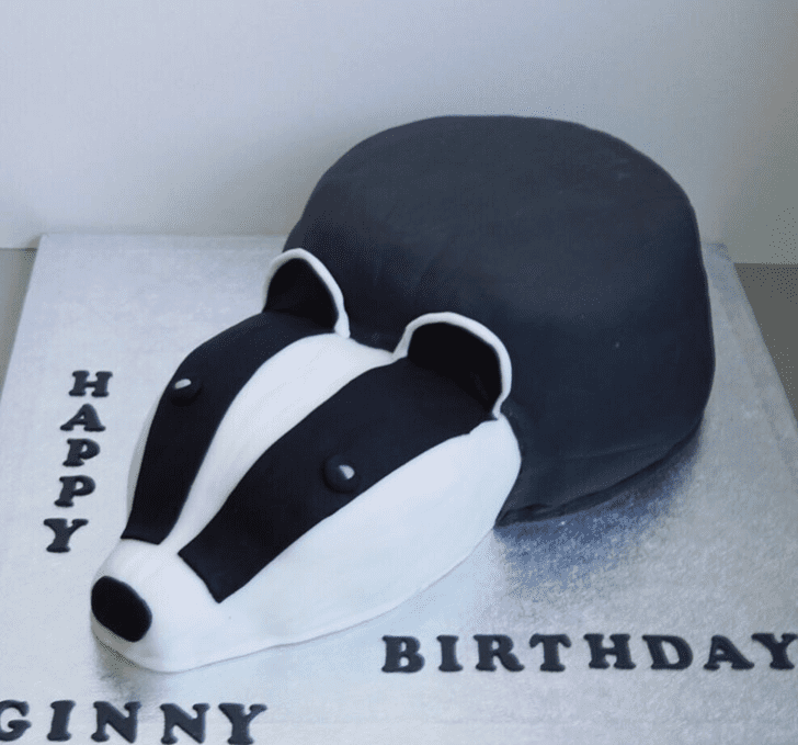 Handsome Badger Cake
