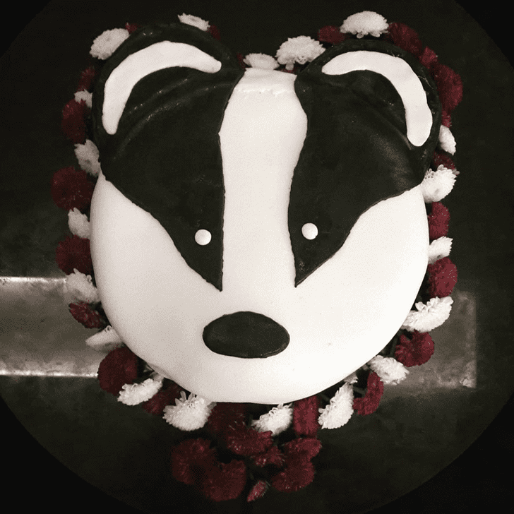 Inviting Badger Cake